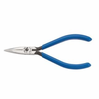 Klein Tools D322-41/2C Electronics Pliers, Slim Needle Nose, Spring-Loaded, 4-Inch