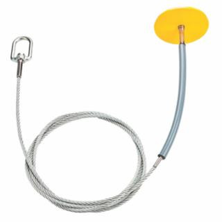 5K DROP THRU ANCHOR SWIVEL D-RING 4IN ROUND PLAT