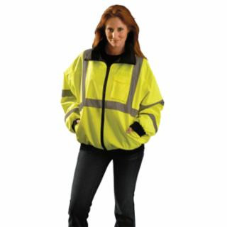 Occunomix LUX-ETJBJ-Y4X Economy Bomber Jacket- Yellow- 4X