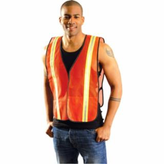 Occunomix LUX-XTTM-OXL XL Occulux 2-Tone Mesh Vest:Orange