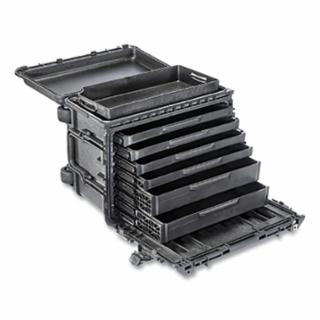Pelican 004500-0610-110 0450 Tool Box W/Liner 7Drawer Blk