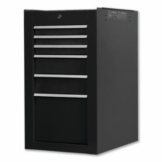 Proto J551934-6DB-SC Side Cab 19-1/2 In 6 Drawer Black