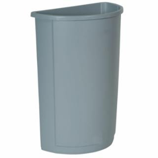Rubbermaid Commercial FG352000GRAY Hlf Rd Wastbkt