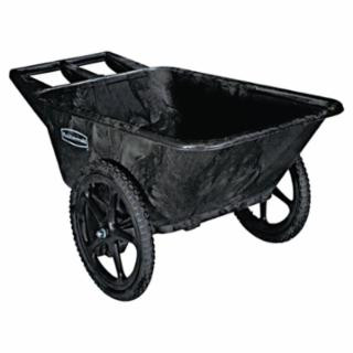Rubbermaid Commercial FG564200BLA 8.75 Cf Big Wheel Cart Assembled
