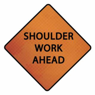 Cortina 07-800-4065 48" Shoulder Work Ahead3016031