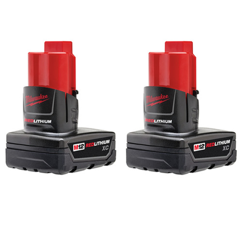 Milwaukee 48-11-2412 M12 REDLITHIUM XC 3.0Ah Battery (2 Piece)