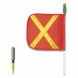 Checkers AP8.16OY.GF Wrng Whipall-Purpose8'16" Orange Flagyel Xf