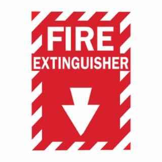 Brady 75447369074 Fire Sign B-120 14In Hx 10In W