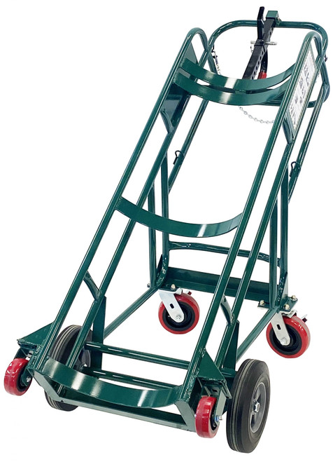 Anthony 86U-4-PX Large Liquid Cyl. Cart 10" X 2.75" Sol Rub Wh