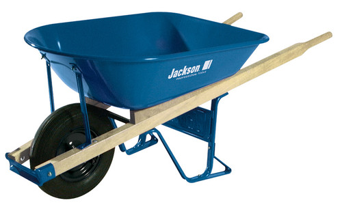 Jackson Professional Tools M5T22BB 5Cu.Ft. Steel Tray H.D.Contractor Wheelbarrow