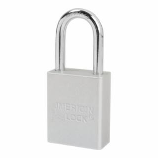 American Lock A1106CLR Silver Alum Padlock 1-1/2In Wide;1-1/2In Shckl