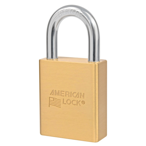 American Lock A3650D035 1-3/4" Solid Br Door Keypad W 1-1/8" Shckl