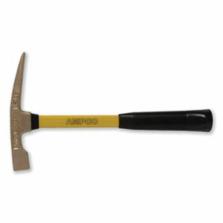 Ampco Safety Tools H-10FG 1.75 Lb. Bricklayers Hammer W/Fbg. Handle