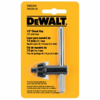 Dewalt DW2304 1/2" Chuck Key 1/4" Pilo