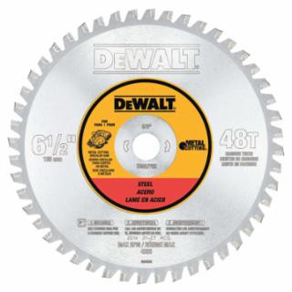 Dewalt DWA7762 6-1/2 In 48T Ferr Mtl Cut 5/8In Arbor