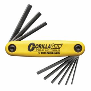 Bondhus 12589 5/64-1/4" Gorilla Grip Foldup Tool Set (1 ST)