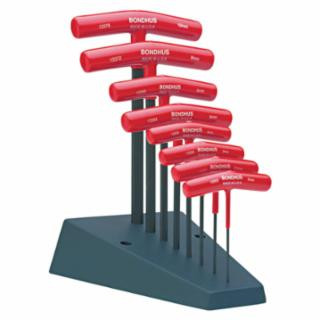 Bondhus 13389 8 Pc Metric T Handle W/Stand 2-10  mm  (1 ST)