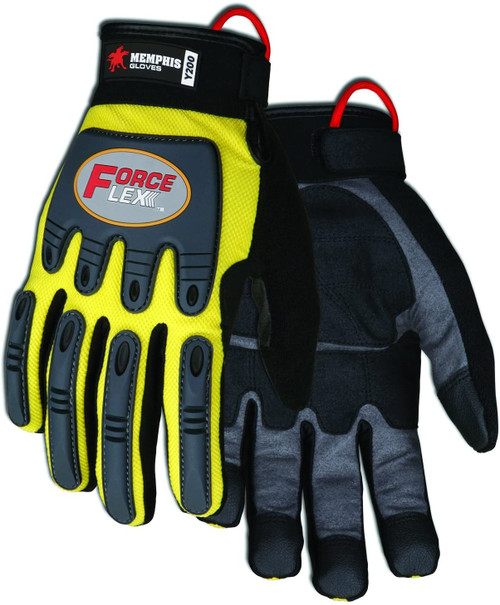 Mcr Safety Y200XL Forceflex Back Hand Tprprotection- Hook/Loop XL (1 Pair)