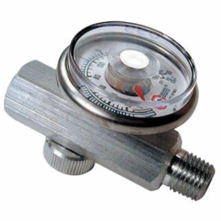 Coilhose Pneumatics 4012G 13095 1/4" Regulator W/Gauge In-Line