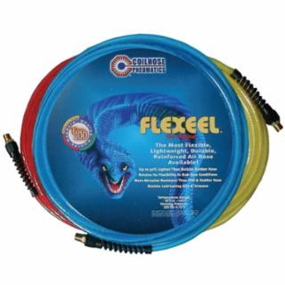 Coilhose Pneumatics PFE40254T Flexeel Hose- 1/4X25'(2)1/4 Mpt Ftgs