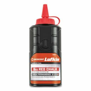 LUFKIN CHALK BOTTLE RED 8OZ
