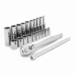 Crescent CSWS3C 28 Pc 1/4" Drive Sckt Wrench Set Std/Deep (1 ST)