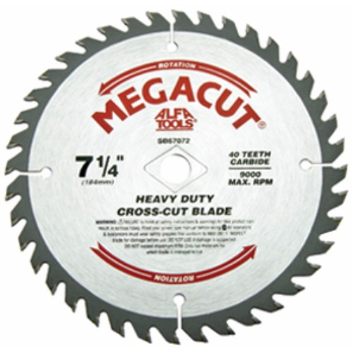 Alfa Tools SB67066 10 x 60T Heavy Duty Cross Cut Carbide Tipped Saw Blade