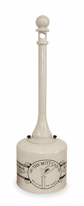 Eagle 1205BEI Galvanized Steel Can W/Poly Tube - Beige
