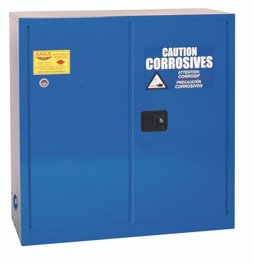 Eagle CRA3010X 30 Ga 2 Drive Self-Cl Cab Acid/Corrosvises Blue