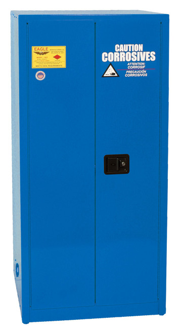 Eagle CRA62X 2-Door Acid Cabinet 60Gal 2Shelf