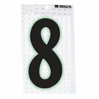 Brady 3010-8 Brady 3 In Self Adhesivenumber 8 10/Pack