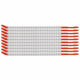 Brady SCN10-6 Clip Sleeve Wire Markers- Legend: 6 - 300/Pk (1 PK)