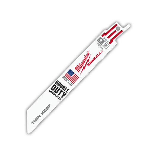 Milwaukee 48-01-7184 6 in. 18 TPI Thin Kerf SAWZALL Blades-Bulk 100
