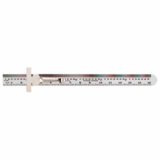 General Tools 300/1 6" Flex Ss Rulew/Pocket Clip