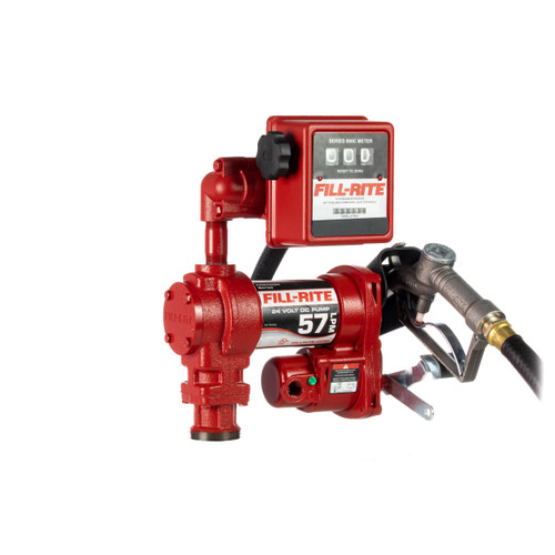 Fill-Rite FR2411HL 15 Gpm 24V Dc Pump Kit With 807Cl Liter Meter