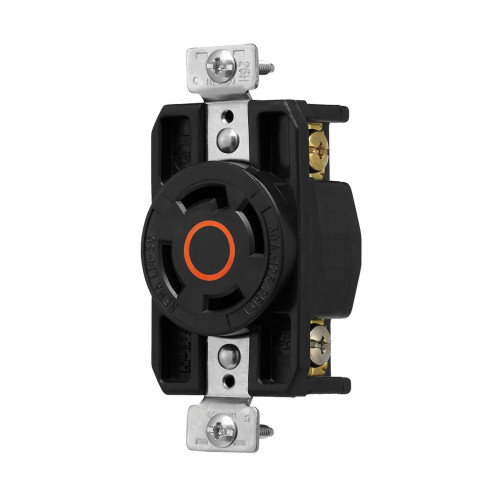 Eaton Crouse-Hinds AHCL1430R Recep Locking 125/250V 3P4W 30A Cc-Orange