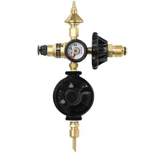Western Enterprises BR74HG 08381 Mylar/Latex Push Valve Regulator