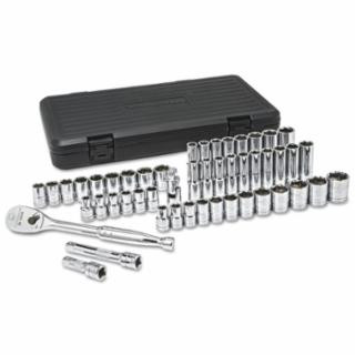 Gearwrench 80700D Set Skt Sae/Met 1/2Drive 6Pt 49Pc