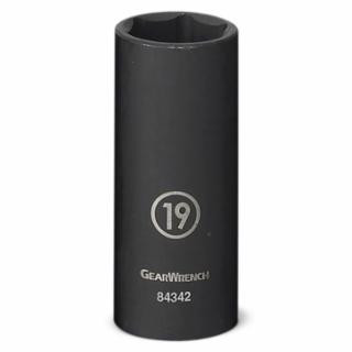 Gearwrench 84331N 3/8" Drive 6 Point Deep Impact Metric Socket 8 mm