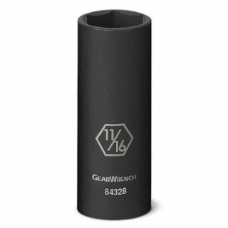 Gearwrench 84430N 3/8" Drive 6 Point Deep Impact SAE Socket 15/16"