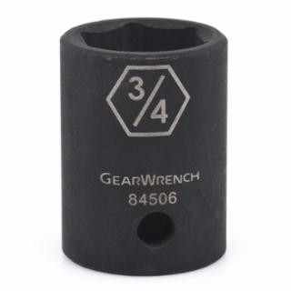 Gearwrench 84514N 1/2" Drive 6 Point Standard Impact SAE Socket 1-1/4"