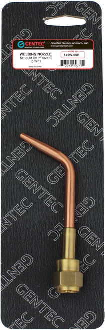 Gentec 172W-0SP Welding Nozzle Medium Duty Size 0(0-W-1)