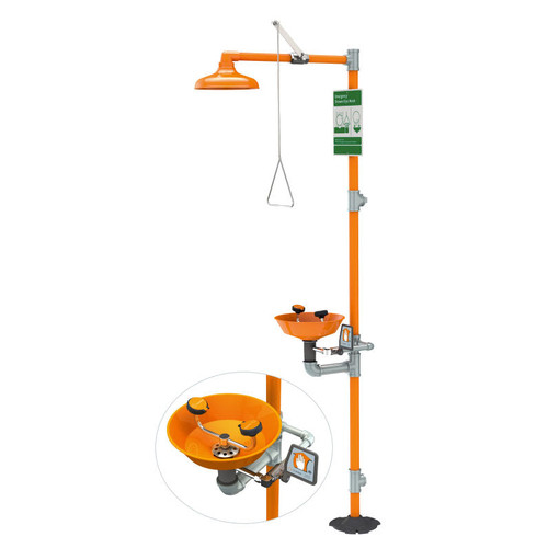 GUARDIAN SAFETY STATION WITH EYE/FACE WASH  PLASTIC BOWL