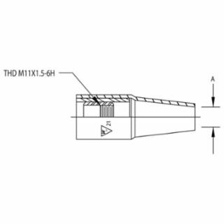 Tweco WS24CT62S Tw Ws24Ct-62S Nozzle-Weldskill1240-1581 (2 EA)