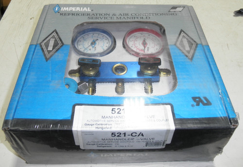 AUTO SERVICE MANIFOLD W/HOSES AND COUPLERS