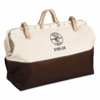 Klein Tools 5105-24 High-Bottom Canvas Tool Bag, 24-Inch