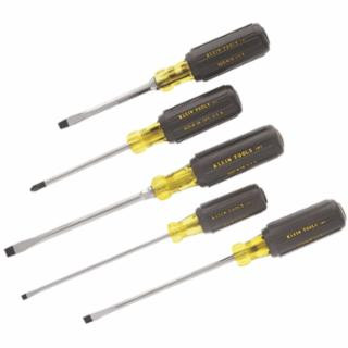 Klein Tools 85075 Screwdriver Set, Slotted and Phillips, 5-Piece
