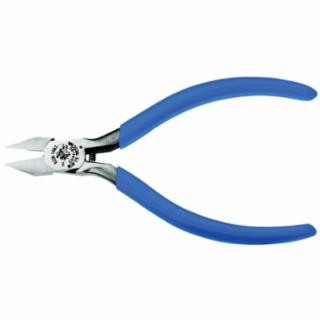 Klein Tools D244-5C Diagonal Cutting Pliers, Electronics, Pointed Nose, Narrow Jaw, 5-Inch