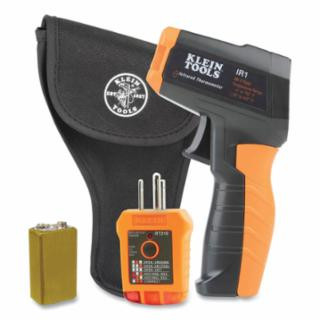 Klein Tools IR1KIT Infrared Thermometer with GFCI Receptacle Tester
