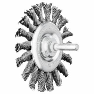 Pferd 82917 3" Shank Mounted Knot Wheel Brush .020 Cs Wire